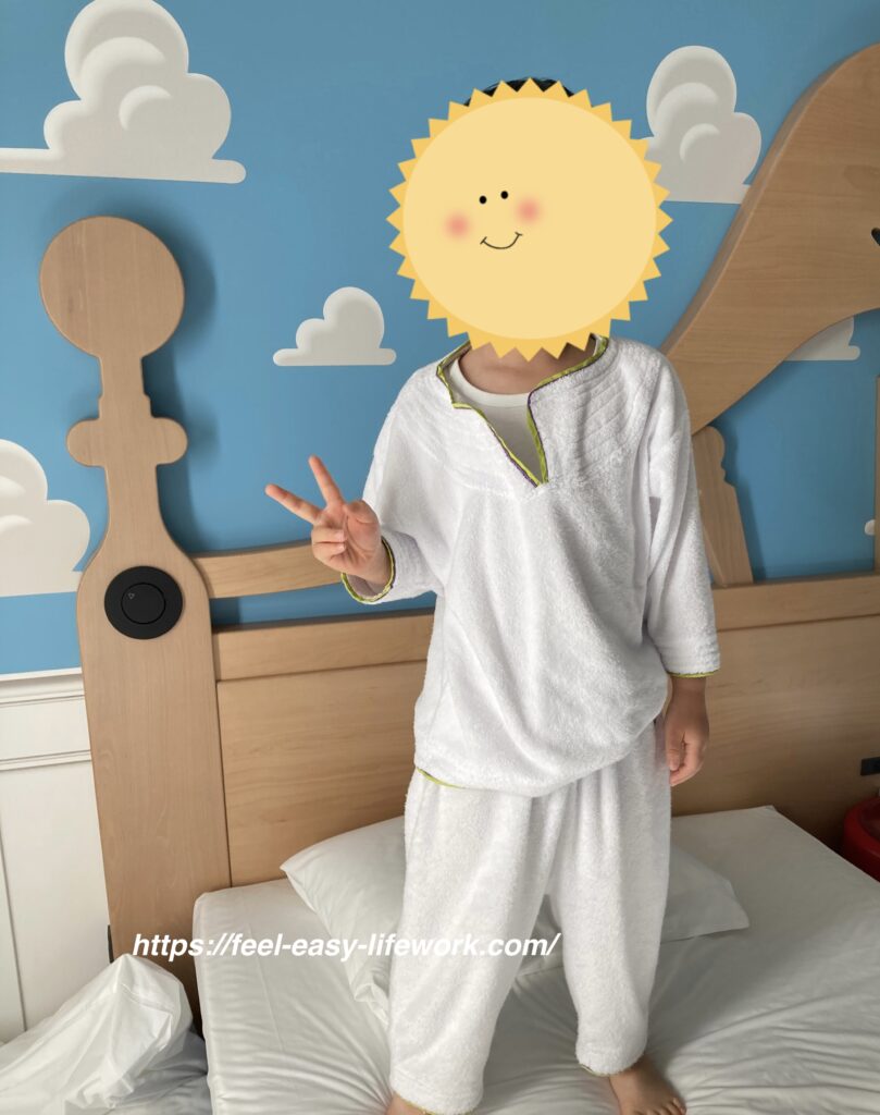 トイストーリーホテルの子供用パジャマ